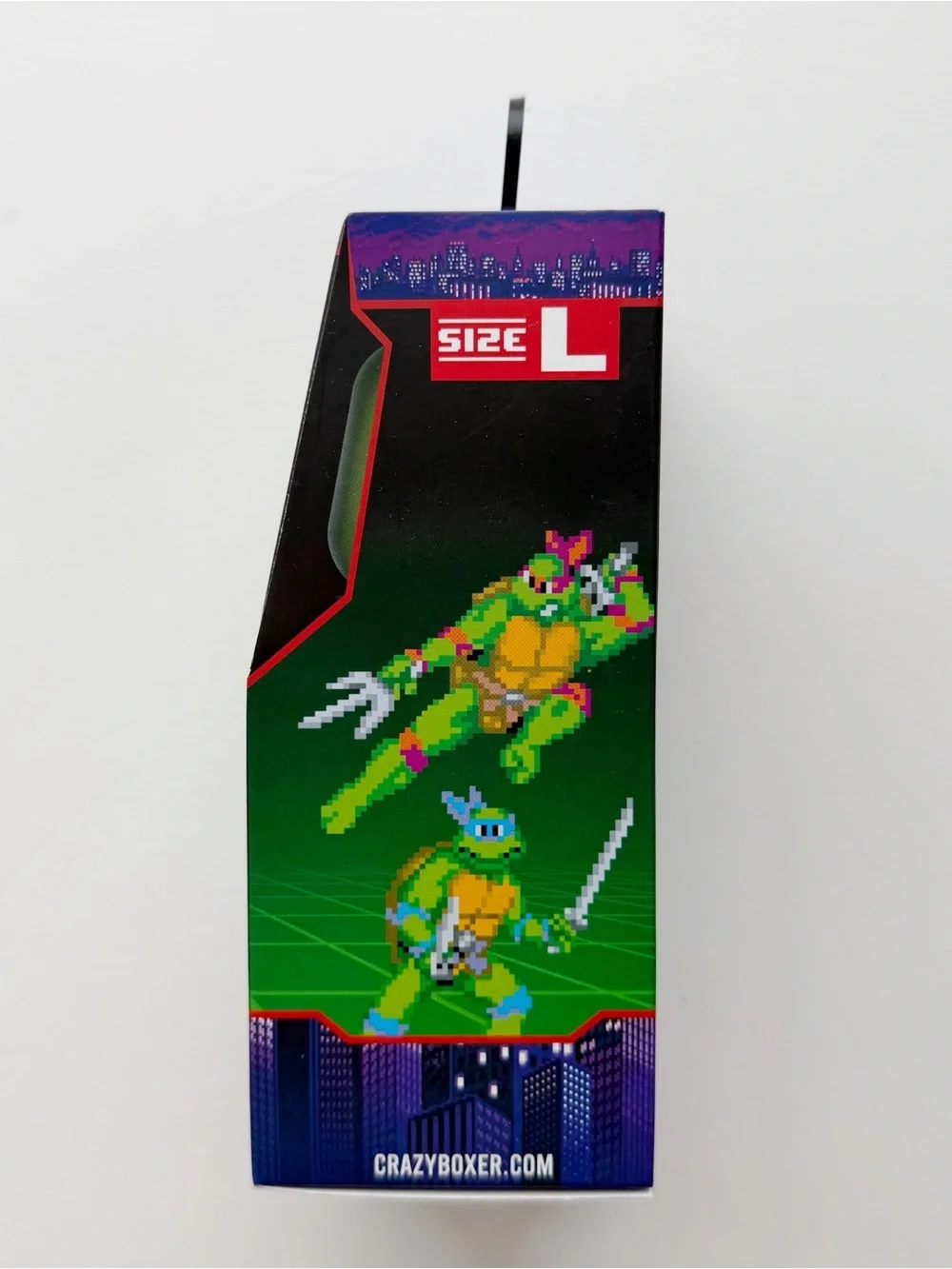 TMNT Ninja Turtles Crazy Boxer Briefs Mens Large Underwear Arcade Video Game